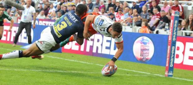 Jy Hitchcox is leaving Castleford for Bradford, but he goes with all of Castleford's well wishes. Image Source - loverugbyleague.com Jy Hitchcox is leaving Castleford for Bradford, but he goes with all of Castleford's well wishes. Image Source - loverugbyleague.com