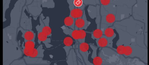 MoviePass map for ticket locations. - [Image via Ryan DeVault]