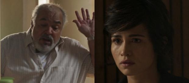 Agenor se irrita com a gravidez de Maura e deseja a morte do próprio neto em Segundo Sol (Foto: TV Globo) Agenor se irrita com a gravidez de Maura e deseja a morte do próprio neto em Segundo Sol (Foto: TV Globo)