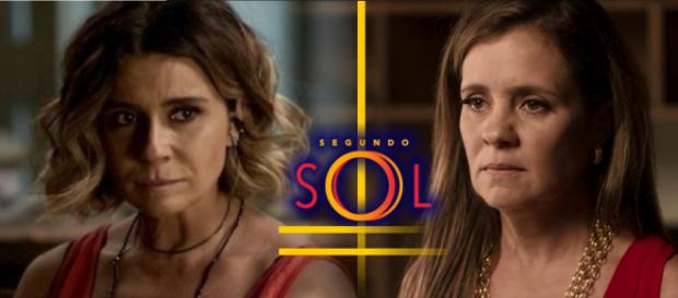 Karola descobre identidade secreta de Ariella e conta tudo para Laureta Karola descobre identidade secreta de Ariella e conta tudo para Laureta