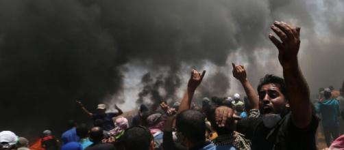 Protestas en Gaza dejan muertos y heridos