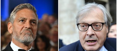 George Clooney risponde all'attacco di Vittorio Sgarbi.