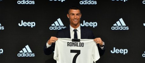 Cristiano Ronaldo nel giorno della sua presentazione.