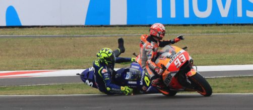 MotoGP: Puig: Marquez-Rossi 'racing incident, we're sorry for it ... - crash.net