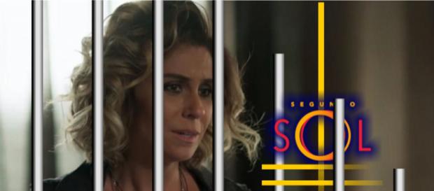 Luzia volta para trás das grades, em Segundo Sol Luzia volta para trás das grades, em Segundo Sol