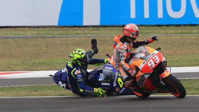 MotoGP: Puig: Marquez-Rossi 'racing incident, we're sorry for it ... - crash.net