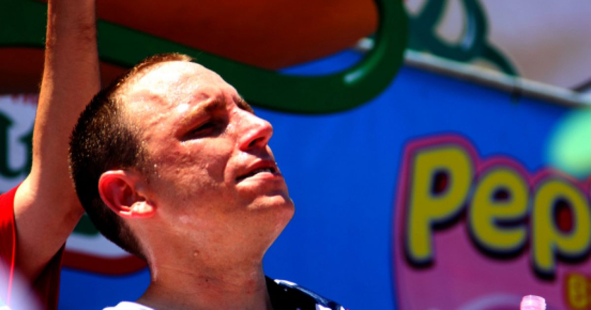 Joey Chestnut Breaks Record At The Annual Nathan’s Hot Dog Eating ...