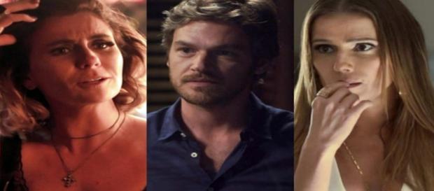 Luzia decide viver amor com Beto e enfrenta Karola. (Foto: Divulgação TV Globo) Luzia decide viver amor com Beto e enfrenta Karola. (Foto: Divulgação TV Globo)