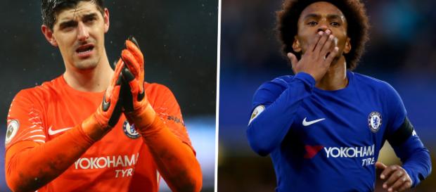 Courtois e Willian podem se transferir para o Real Madrid Courtois e Willian podem se transferir para o Real Madrid