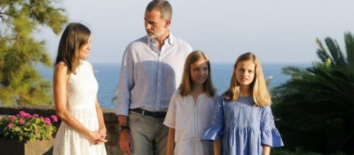 La Familia Real en un posado en Mallorca