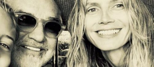 Prima foto di famiglia per Flavio Briatore, Heidi Klum e la loro figlia Leni