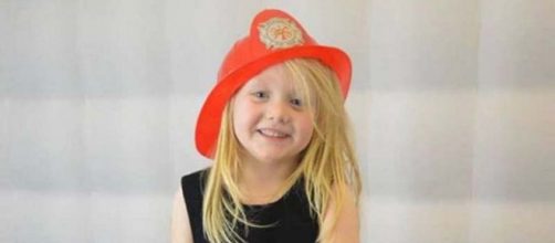 A 16-year-old is in custody relating to the death of Alesha MacPhail, 6. [Image @mrkjdw/Twitter]
