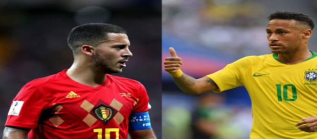 Hazard e Neymar terão duelo à parte Hazard e Neymar terão duelo à parte