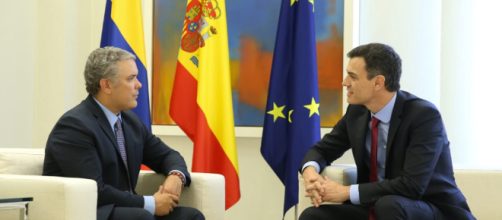 Iván Duque en su gira por España se reúne con Pedro Sánchez y el rey Felipe VI