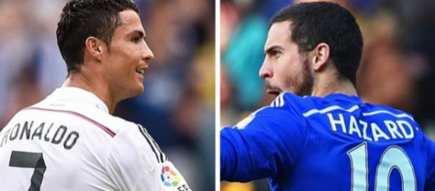 Eden Hazard pourrait bien succéder à Cristiano Ronaldo à la pointe offensive du Real Madrid, si ce dernier choisissait de partir. Eden Hazard pourrait bien succéder à Cristiano Ronaldo à la pointe offensive du Real Madrid, si ce dernier choisissait de partir.
