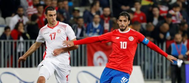 Jogador defendeu a Costa Rica na última Copa do Mundo Jogador defendeu a Costa Rica na última Copa do Mundo