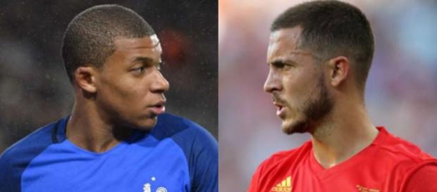 Kylian Mbappé ed Eden Hazard, tra i più attesi nella prima semifinale dei Mondiali 2018 tra Francia e Belgio Kylian Mbappé ed Eden Hazard, tra i più attesi nella prima semifinale dei Mondiali 2018 tra Francia e Belgio