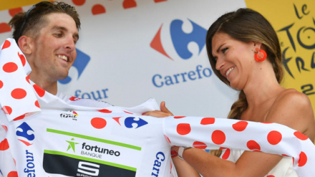 Le maillot à pois pour Kevin Ledanois