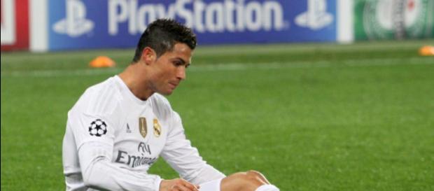 Cristiano Ronaldo con la maglia del Real Madrid Cristiano Ronaldo con la maglia del Real Madrid