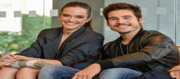 Juliana Paiva e Nicolas Prattes engatam romance. (Foto: Divulgação TV Globo) Juliana Paiva e Nicolas Prattes engatam romance. (Foto: Divulgação TV Globo)