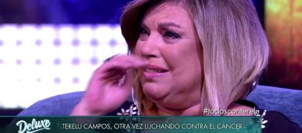 Sálvame: Terelu Campos agradece a María Patiño y al público el apoyo ante su enfermedad Sálvame: Terelu Campos agradece a María Patiño y al público el apoyo ante su enfermedad