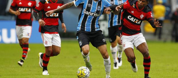 Grêmio x Flamengo ao vivo com transmissão da Rede Globo. Grêmio x Flamengo ao vivo com transmissão da Rede Globo.