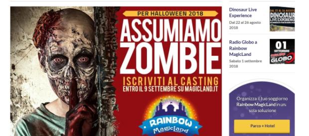 Raimbow Magicland cerca 150 figuranti per festeggiamenti di Halloween 2018 Raimbow Magicland cerca 150 figuranti per festeggiamenti di Halloween 2018