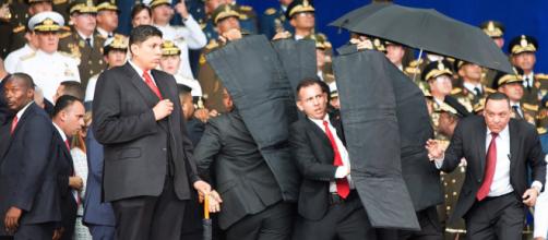 Imágenes de supuesto atentado a Maduro