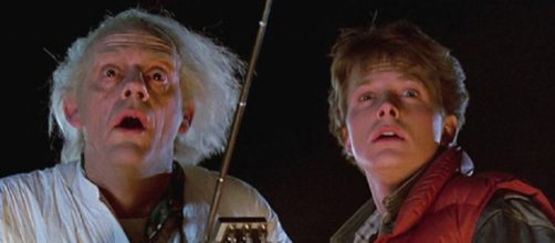 Michael J. Fox e Christopher Lloyd in "Ritorno al futuro"