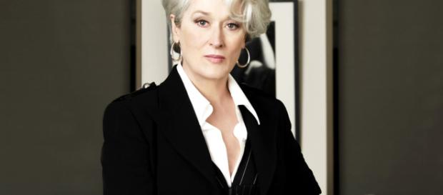 Meryl Streep interpretou uma chefe abusiva em Diabo Veste Prada Meryl Streep interpretou uma chefe abusiva em Diabo Veste Prada