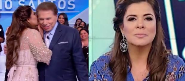 Mara Maravilha e Silvio Santos (Reprodução - SBT) Mara Maravilha e Silvio Santos (Reprodução - SBT)