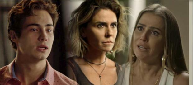 Valentim fica em choque ao ver Karola sendo ameaçada por Luzia Valentim fica em choque ao ver Karola sendo ameaçada por Luzia