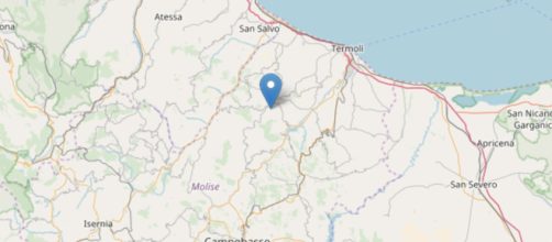 Scossa di terremoto in Molise: epicentro si trova a 6 km a sud Montecilfone