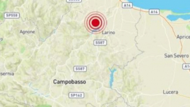 Ferragosto di paura in provincia di Campobasso, registrata scossa di magnitudo 4,7