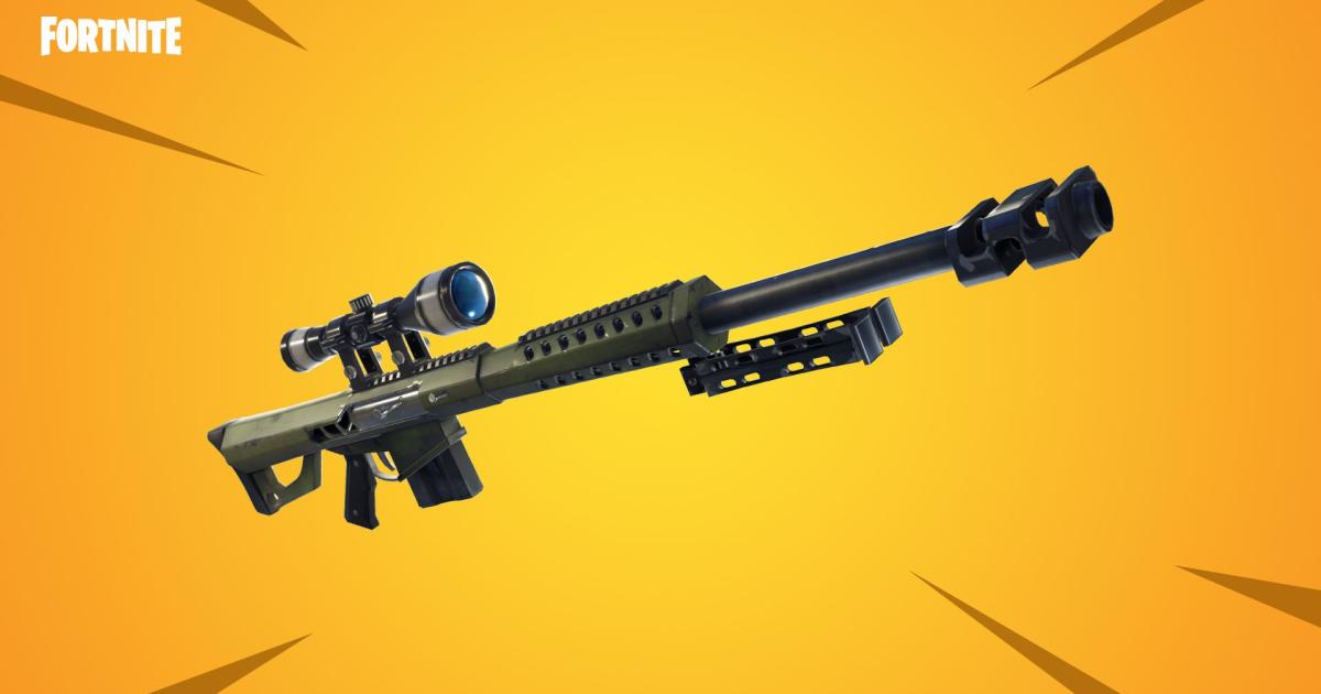 New Fortnite heavy sniper rifle can shoot enemies through walls and ...