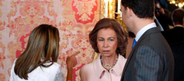 Letizia y Doña Sofía en imagen de archivo Letizia y Doña Sofía en imagen de archivo
