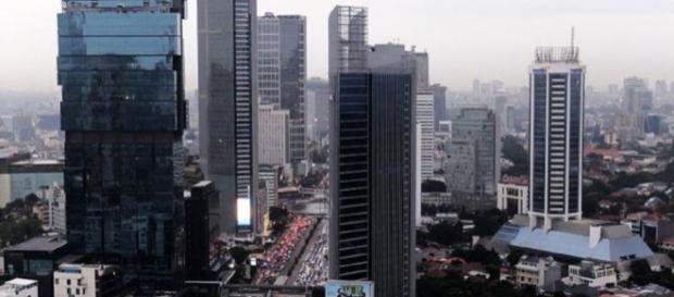 O norte de Jacarta está afundando cerca de 25 cm todos os anos O norte de Jacarta está afundando cerca de 25 cm todos os anos