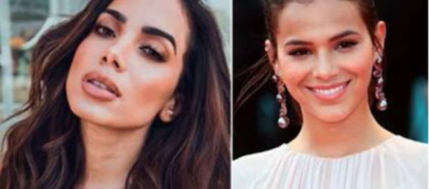 Anitta e Bruna Marquezine, artistas brasileiras. Anitta e Bruna Marquezine, artistas brasileiras.