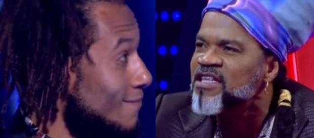 LC Negão e Carlinhos Brown no The Voice (Reprodução/TV Globo) LC Negão e Carlinhos Brown no The Voice (Reprodução/TV Globo)
