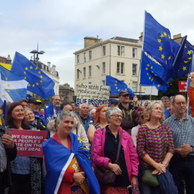 Support for second Brexit vote on rise in Scotland