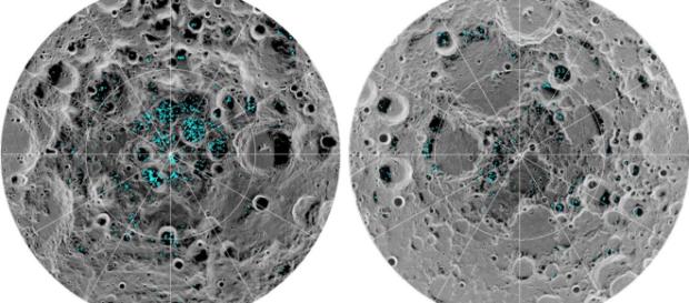 La NASA confirma la presencia de hielo en los polos de la Luna La NASA confirma la presencia de hielo en los polos de la Luna