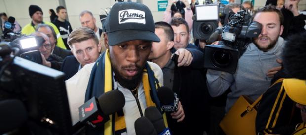 Usain Bolt arrives in Sydney to pursue his football dream | (Image via Sky.com/Youtube) Usain Bolt arrives in Sydney to pursue his football dream | (Image via Sky.com/Youtube)