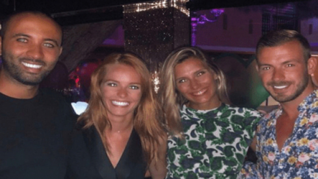 Julien Bert très proche de Camille Cerf en soirée à Saint-Tropez
