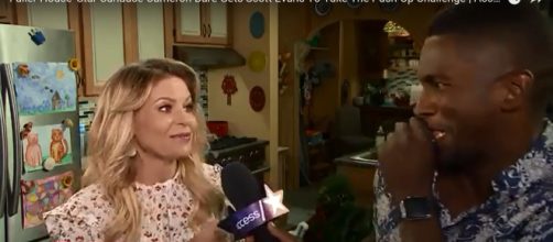 Candace Cameron Bure is excited about the 'Fuller House' Emmy nomination and the menstrual cup. - [Access / YouTube screencap]