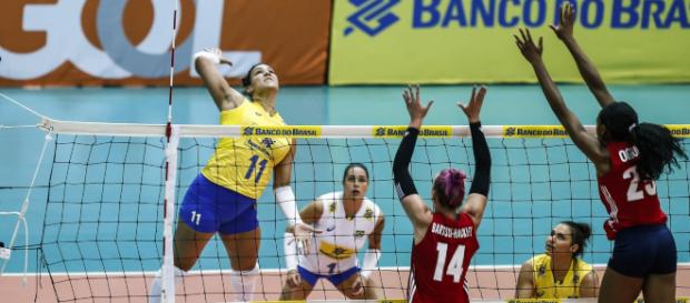 Brasil sofreu quatro derrotas para seleção americana. (Créditos: Wander Roberto/Inovafoto/CBV) Brasil sofreu quatro derrotas para seleção americana. (Créditos: Wander Roberto/Inovafoto/CBV)