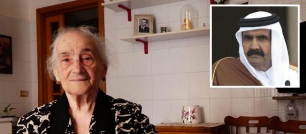 Brindisi, l'inaspettata visita dell'emiro del Qatar a nonna Teresa | corriere.it Brindisi, l'inaspettata visita dell'emiro del Qatar a nonna Teresa | corriere.it