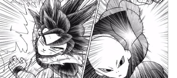Goku se enfrenta Jiren en el nuevo capítulo del manga. Goku se enfrenta Jiren en el nuevo capítulo del manga.