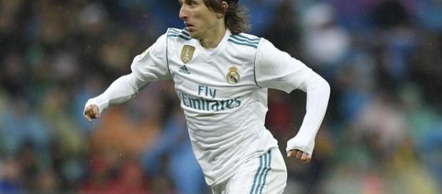 Luka Modric au cours d'un match du Réal Madrid Luka Modric au cours d'un match du Réal Madrid