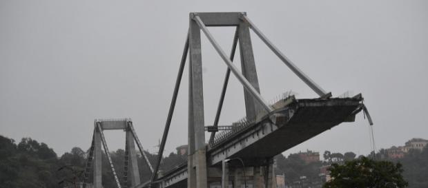 Un'immagine del Viadotto Polcevera, caduto il 14 agosto a Genova Un'immagine del Viadotto Polcevera, caduto il 14 agosto a Genova