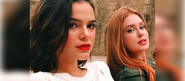 Bruna e Marina garantem que são grandes amigas Bruna e Marina garantem que são grandes amigas